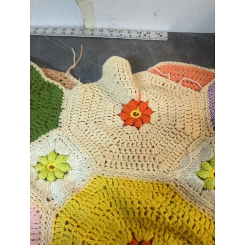 Handmade vintage knitted